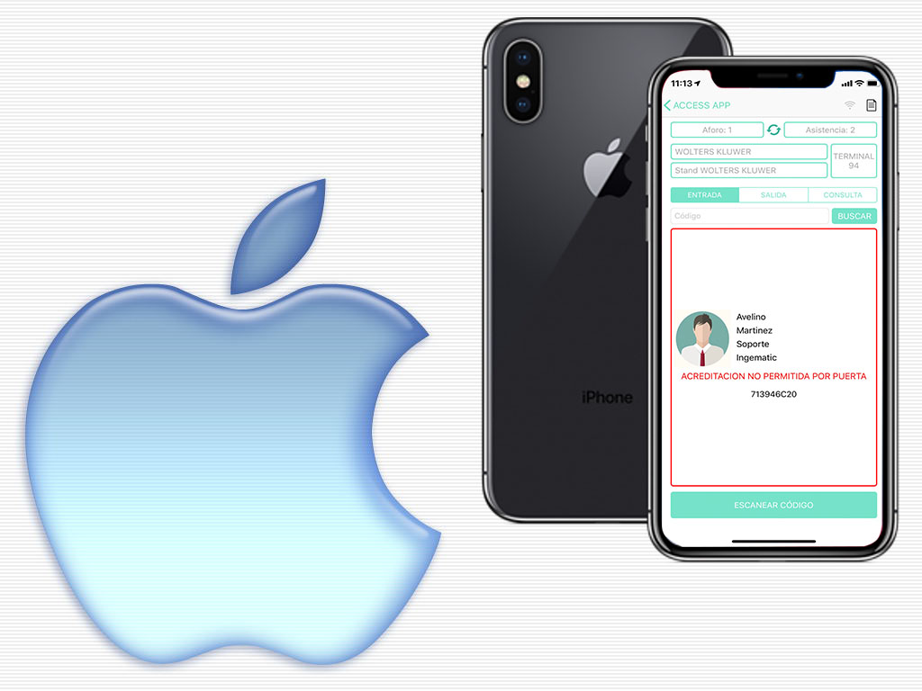 App de Control de Accesos para plataforma iOS